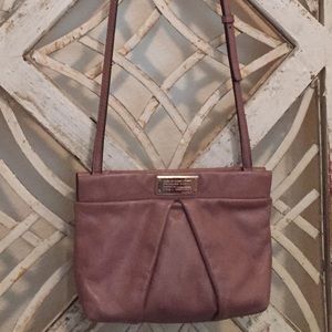 Small Dusty Rose Leather Marc Jacobs Crossbody